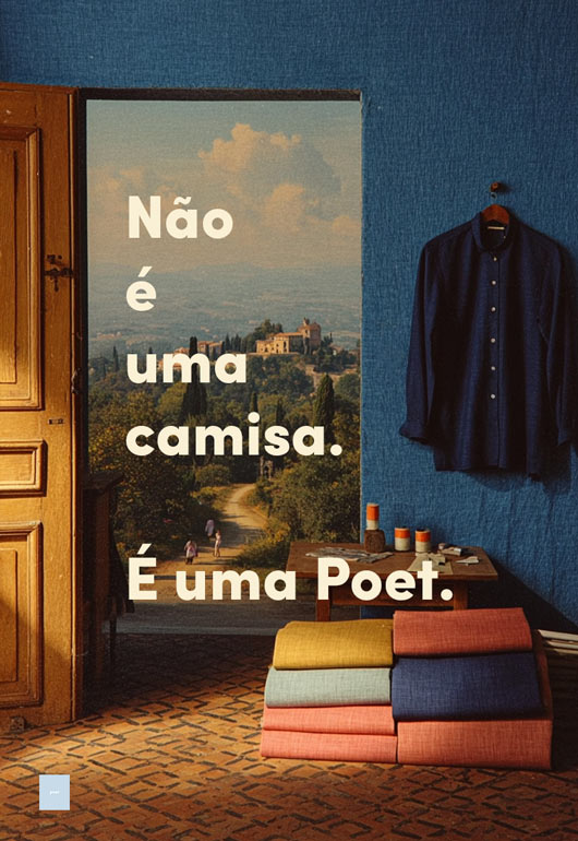 Não é uma camisa, é uma Poet
